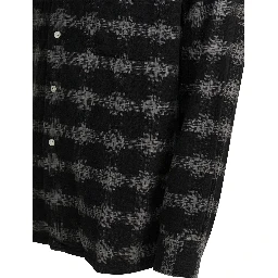 Satin plaid Check shirt