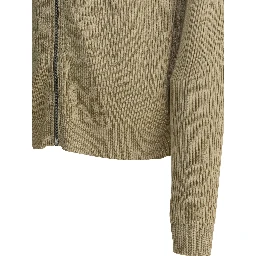 "Temple" zippered sweater