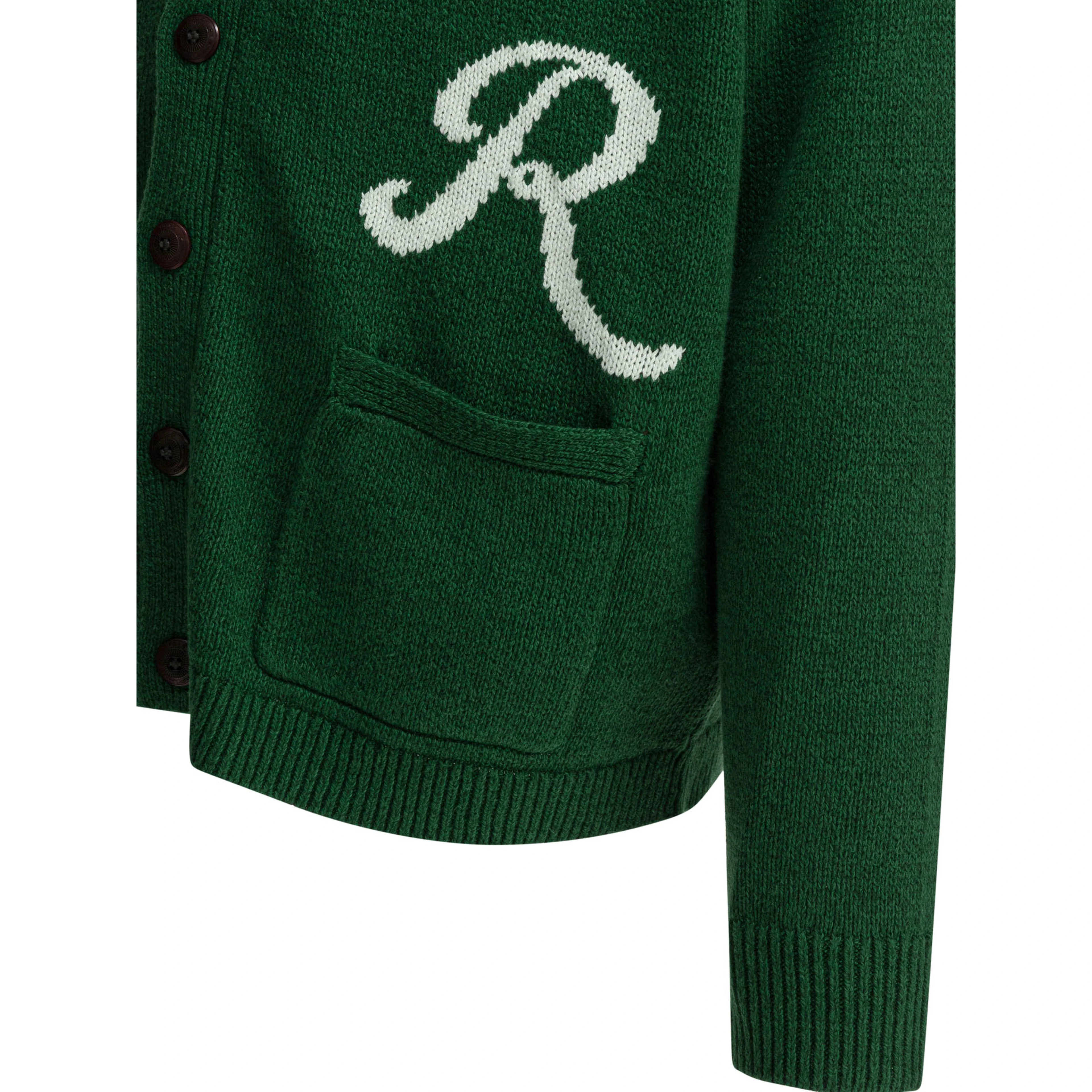 Cardigan with logo