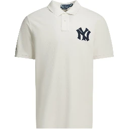 "Raplh Lauren x MLB Collection" button-down polo shirt.