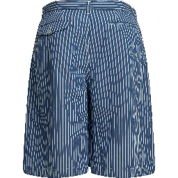 Formal striped shorts
