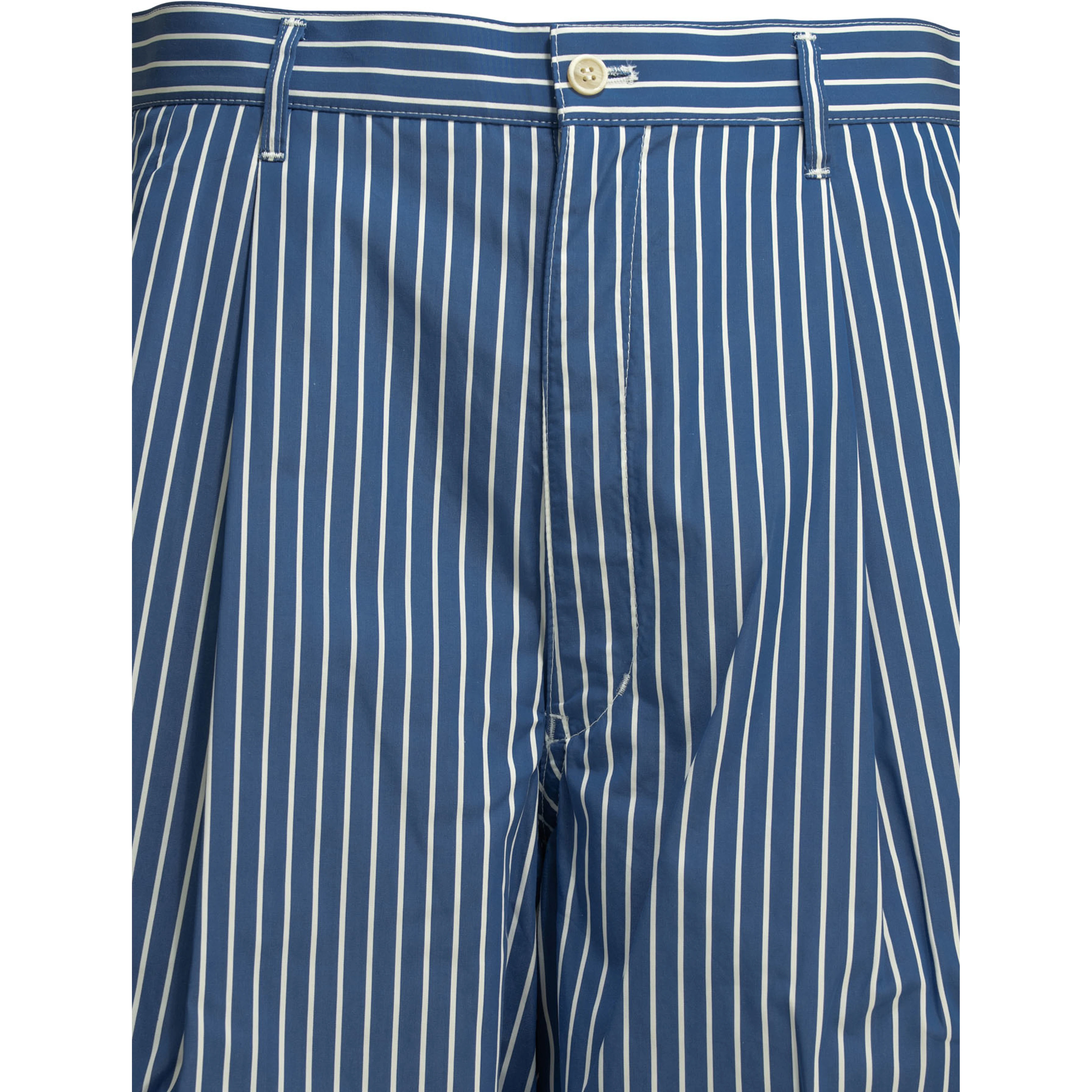 Formal striped shorts