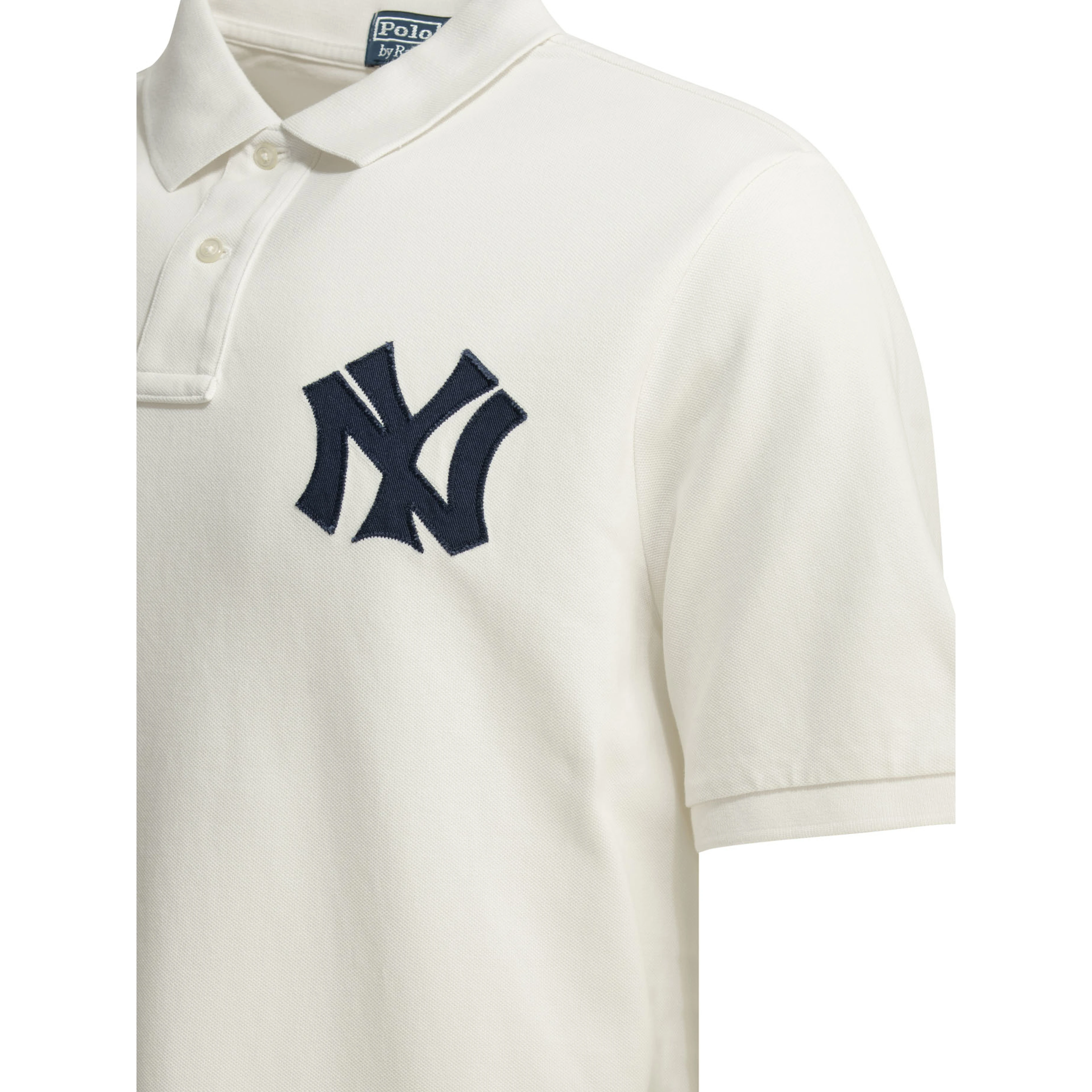 "Raplh Lauren x MLB Collection" button-down polo shirt.