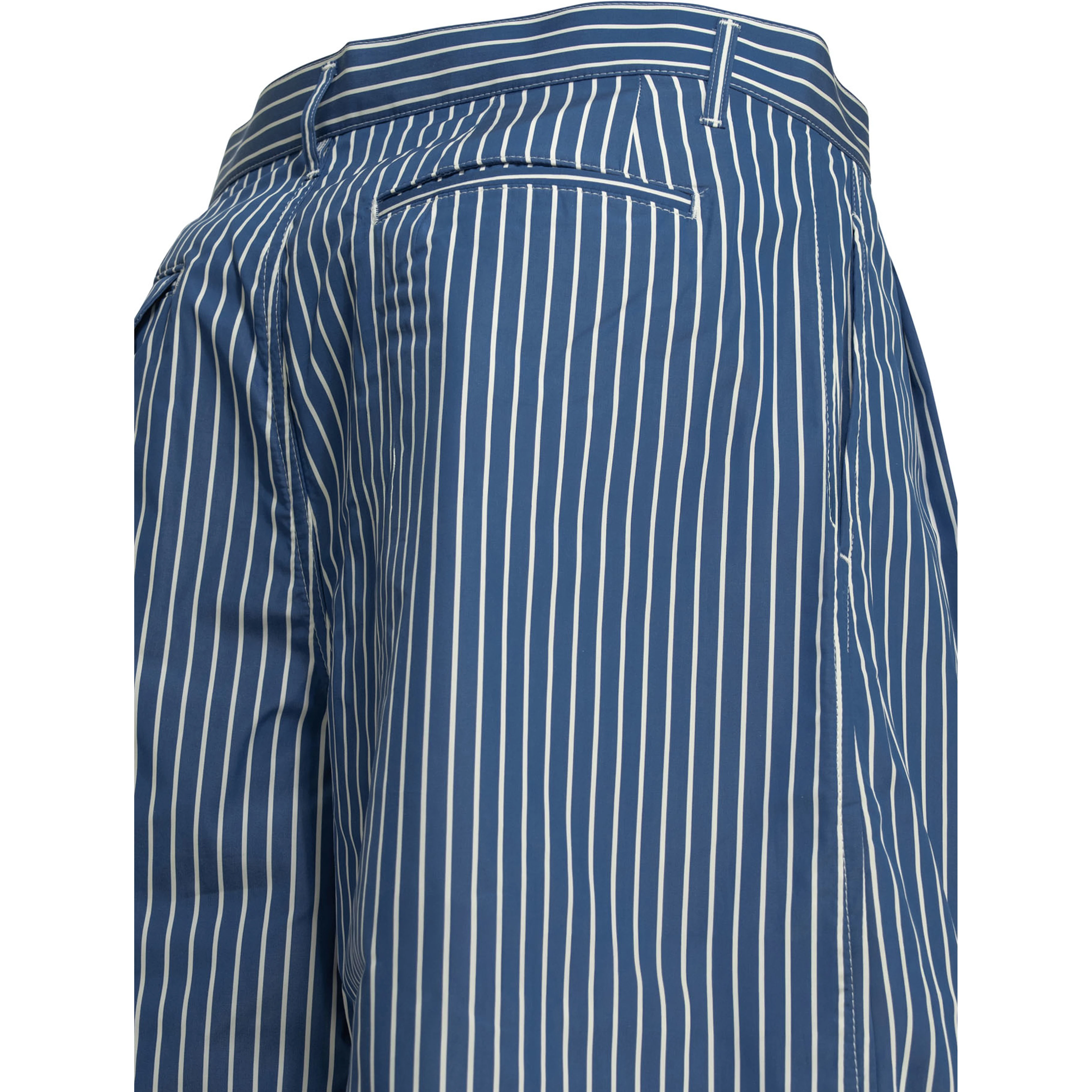 Formal striped shorts