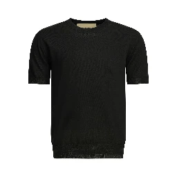 "VLogo" round neck sweater