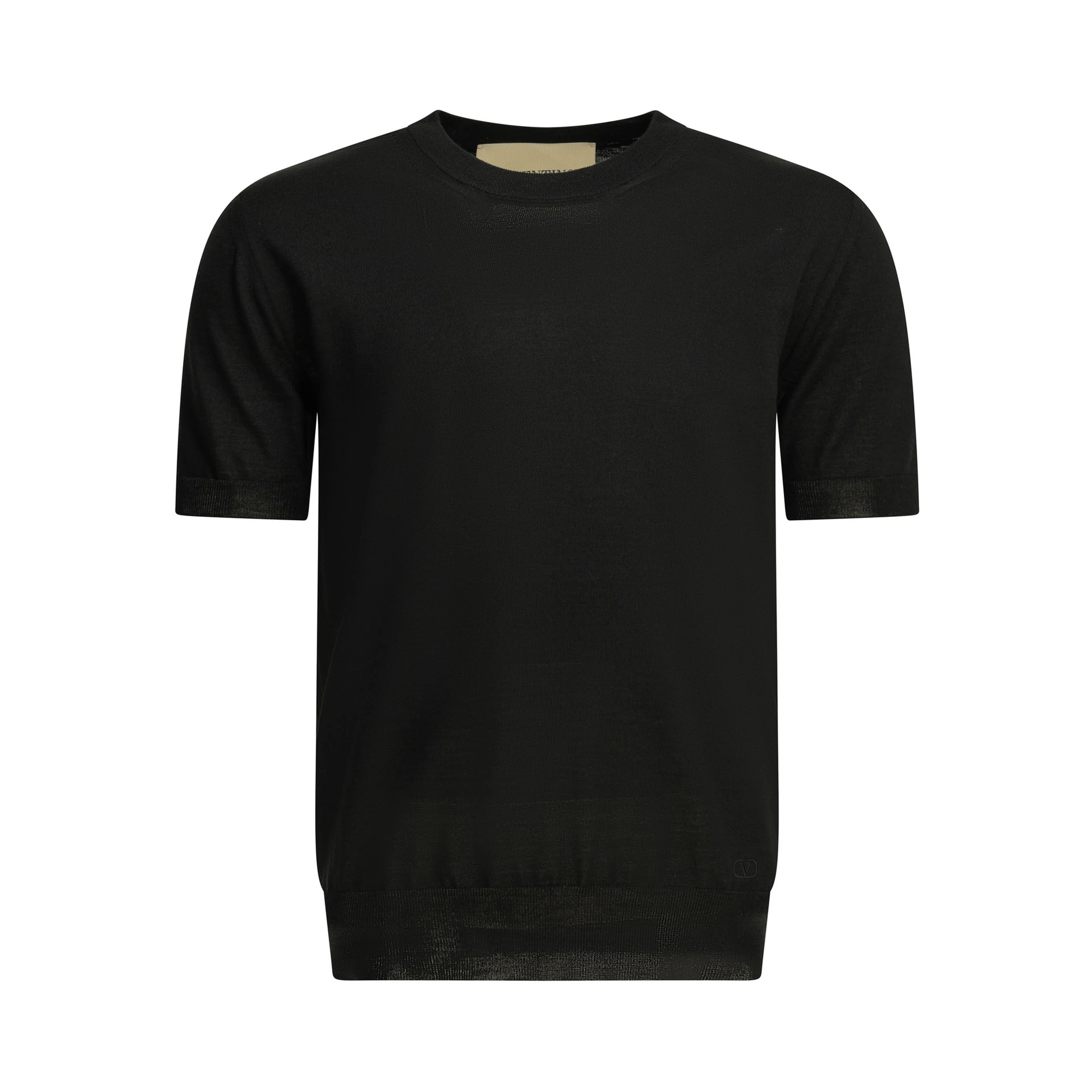 "VLogo" round neck sweater