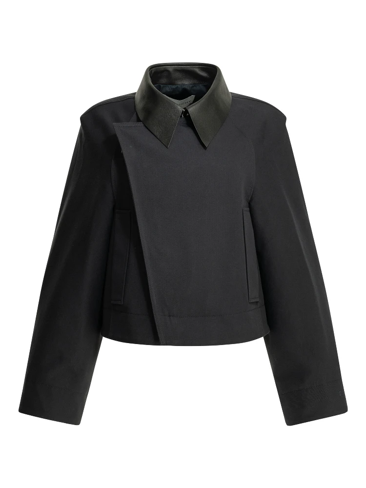 Lightweight cropped jacket