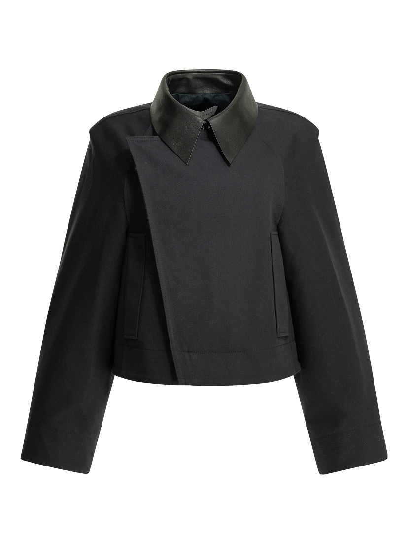 Lightweight cropped jacket
