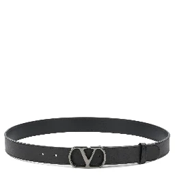 "VLogo Signature" Leather Belt