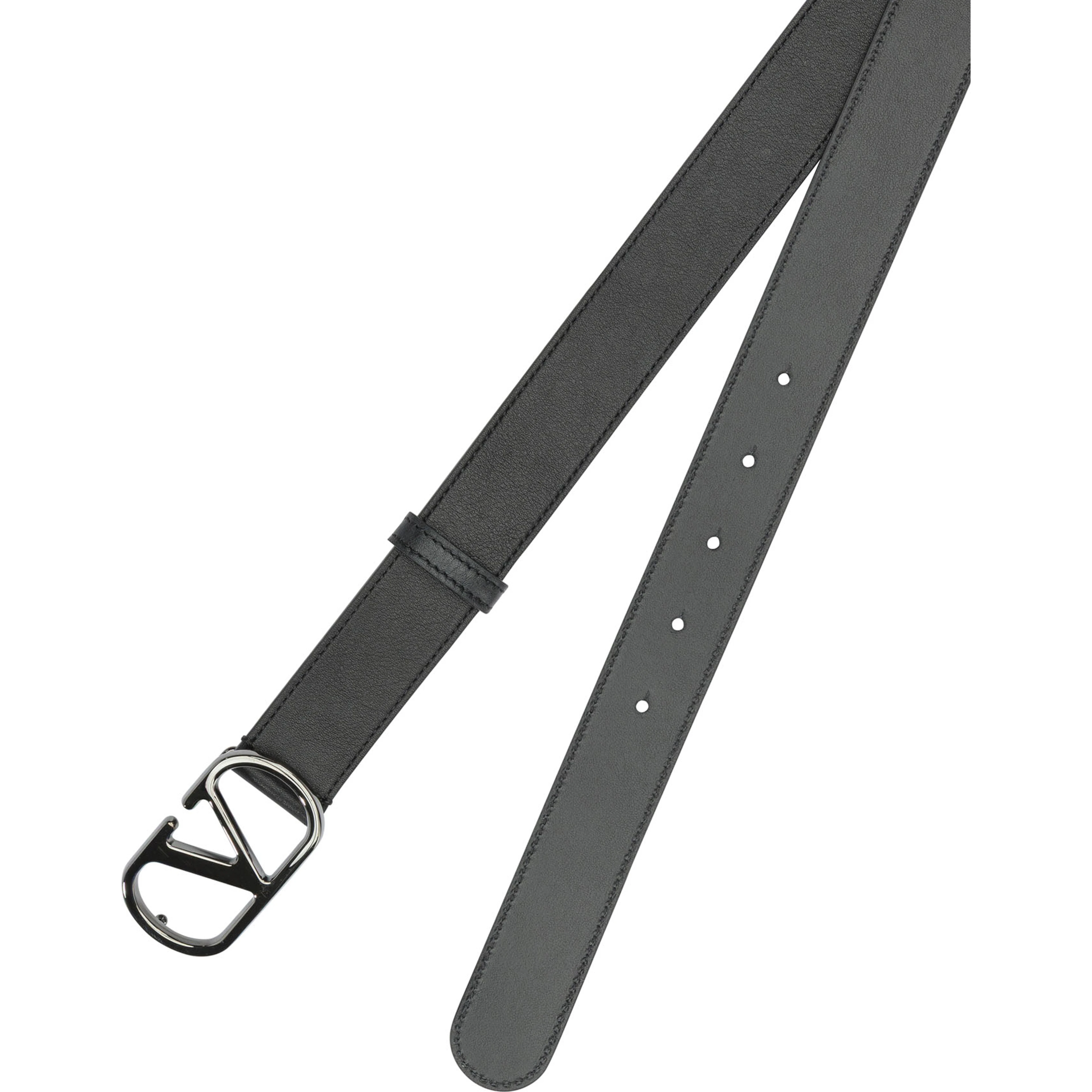 "VLogo Signature" Leather Belt