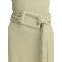 Draped midi dress
