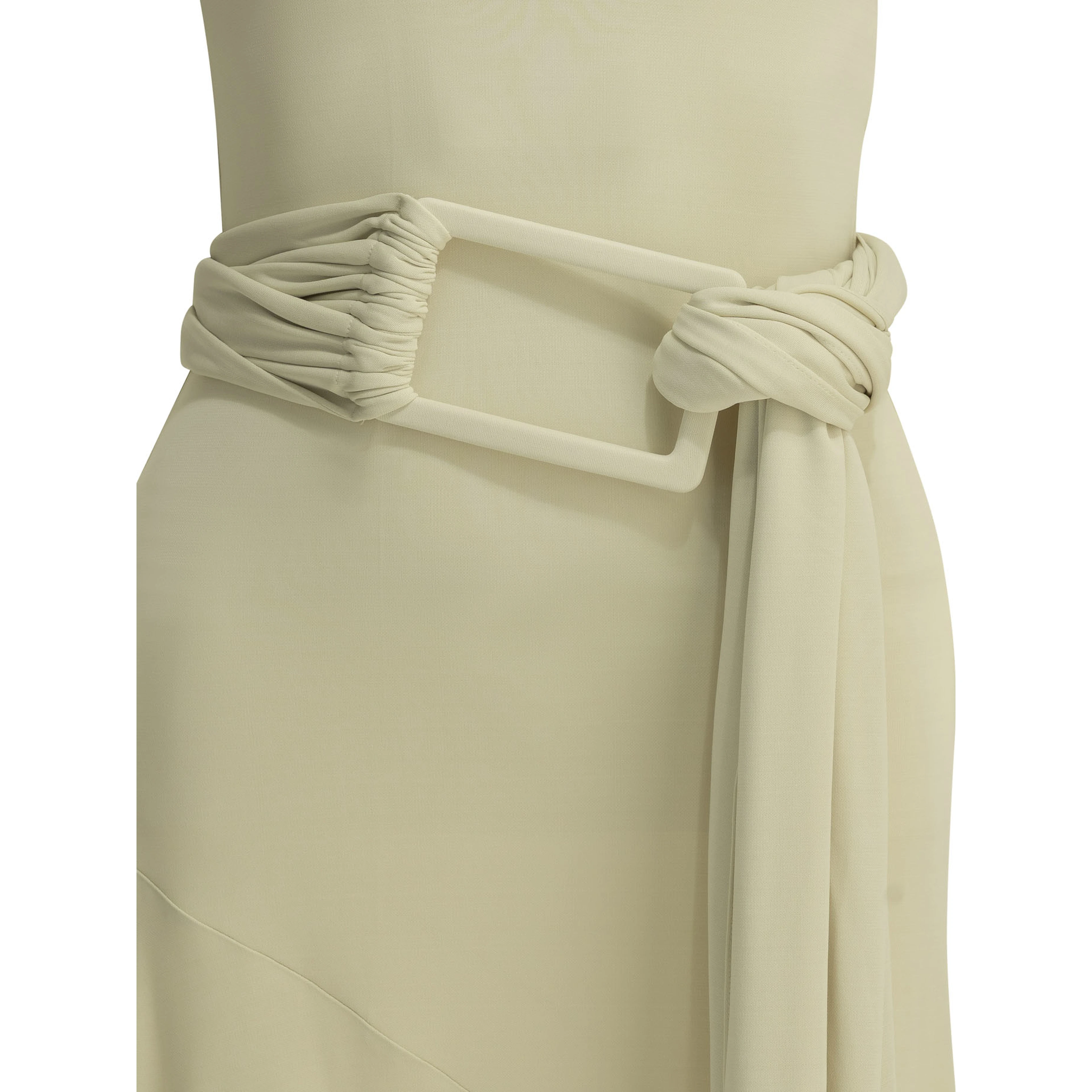 Draped midi dress