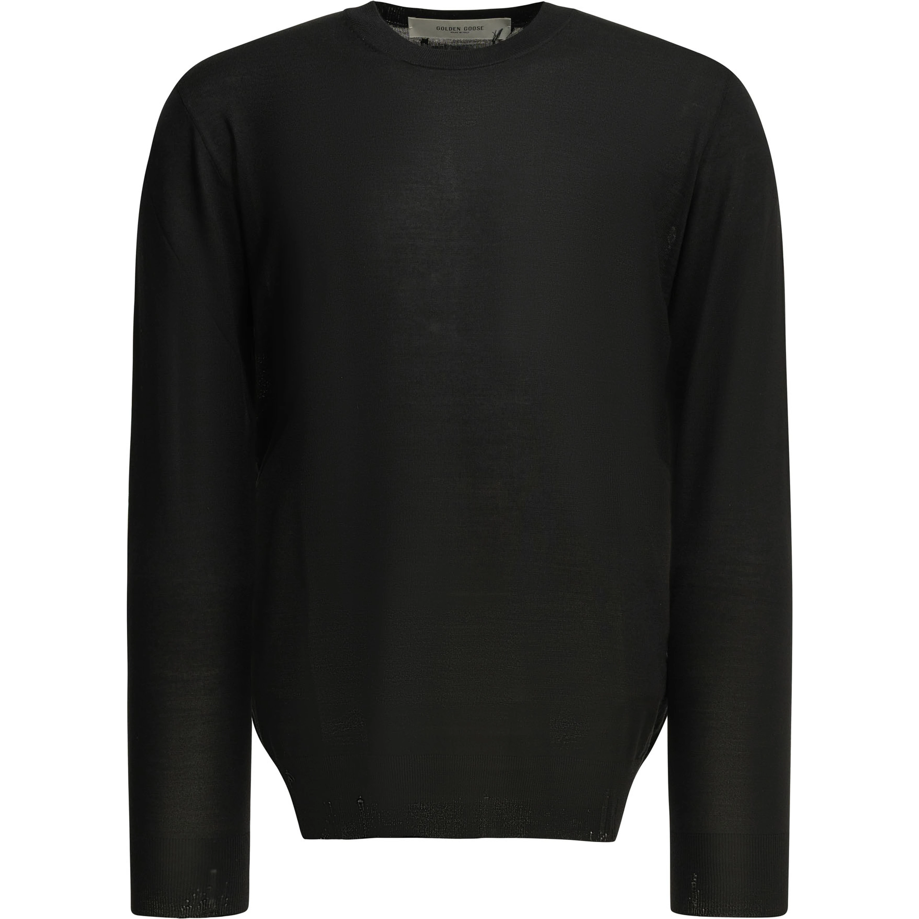 Wool crew neck sweater