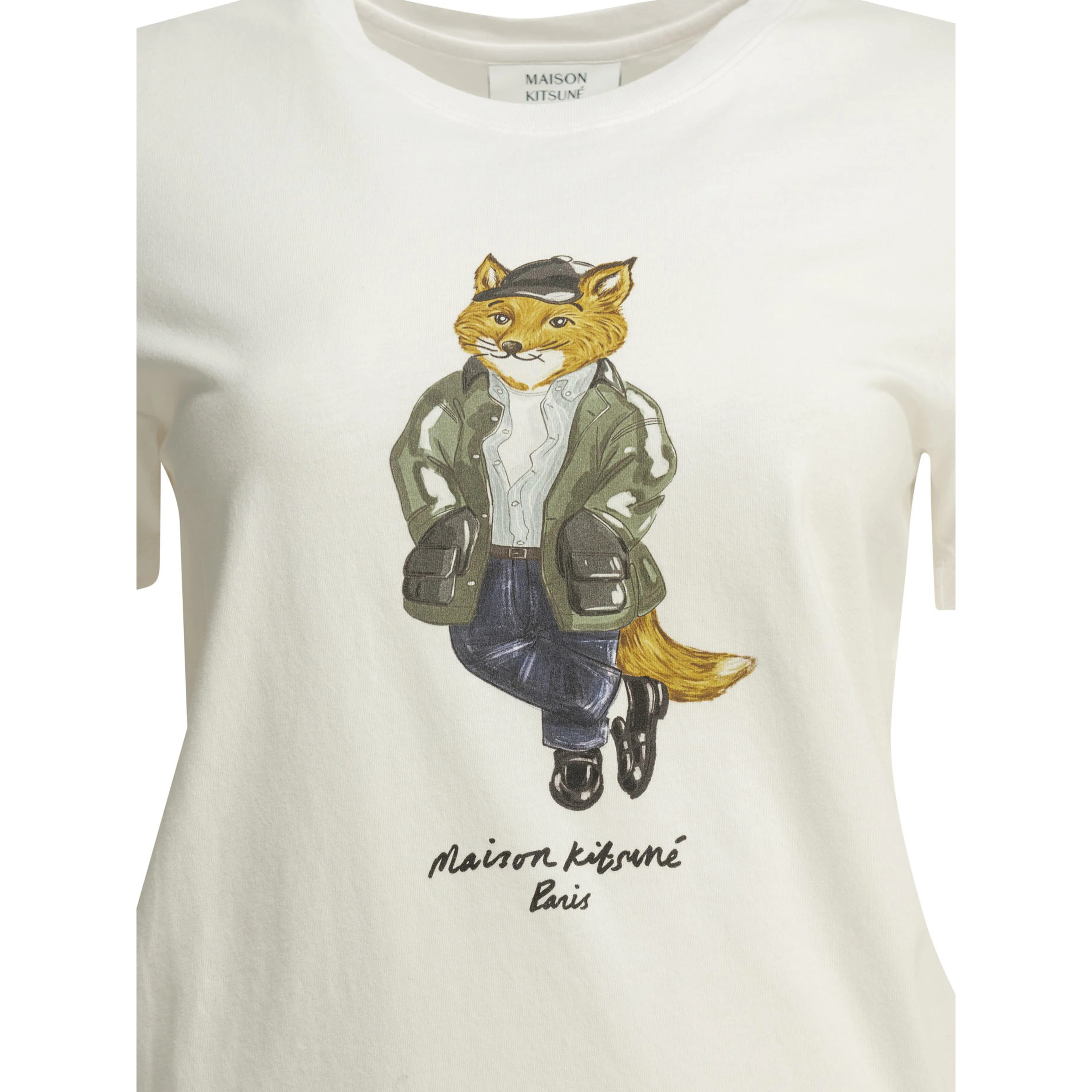 "Weekend Fox" Crew-Neck T-Shirt