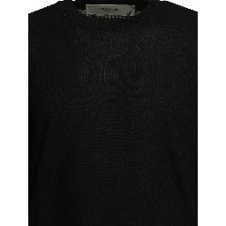 Wool crew neck sweater
