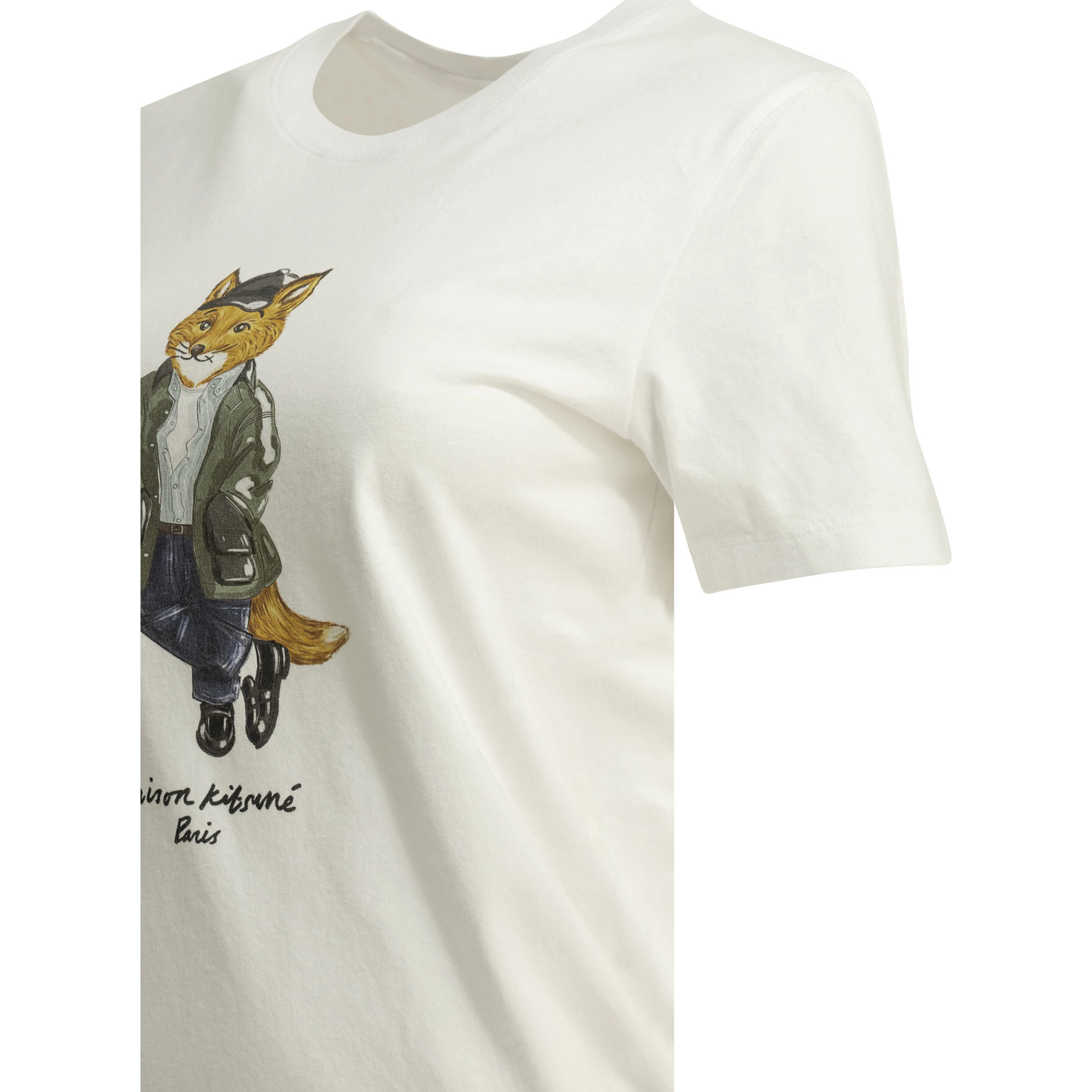 "Weekend Fox" Crew-Neck T-Shirt