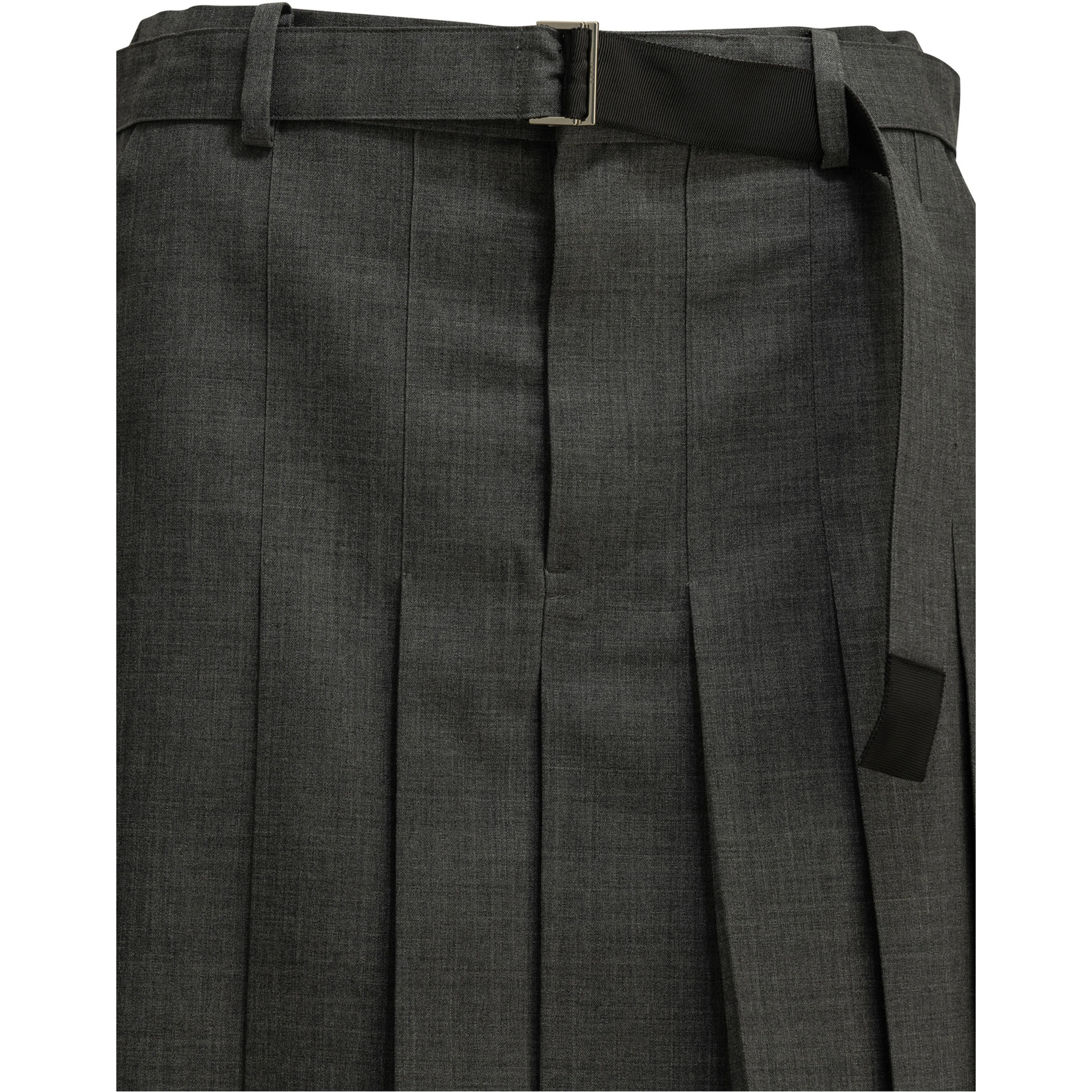 Formal shorts made of wool blend