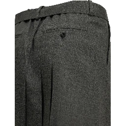 Formal shorts made of wool blend