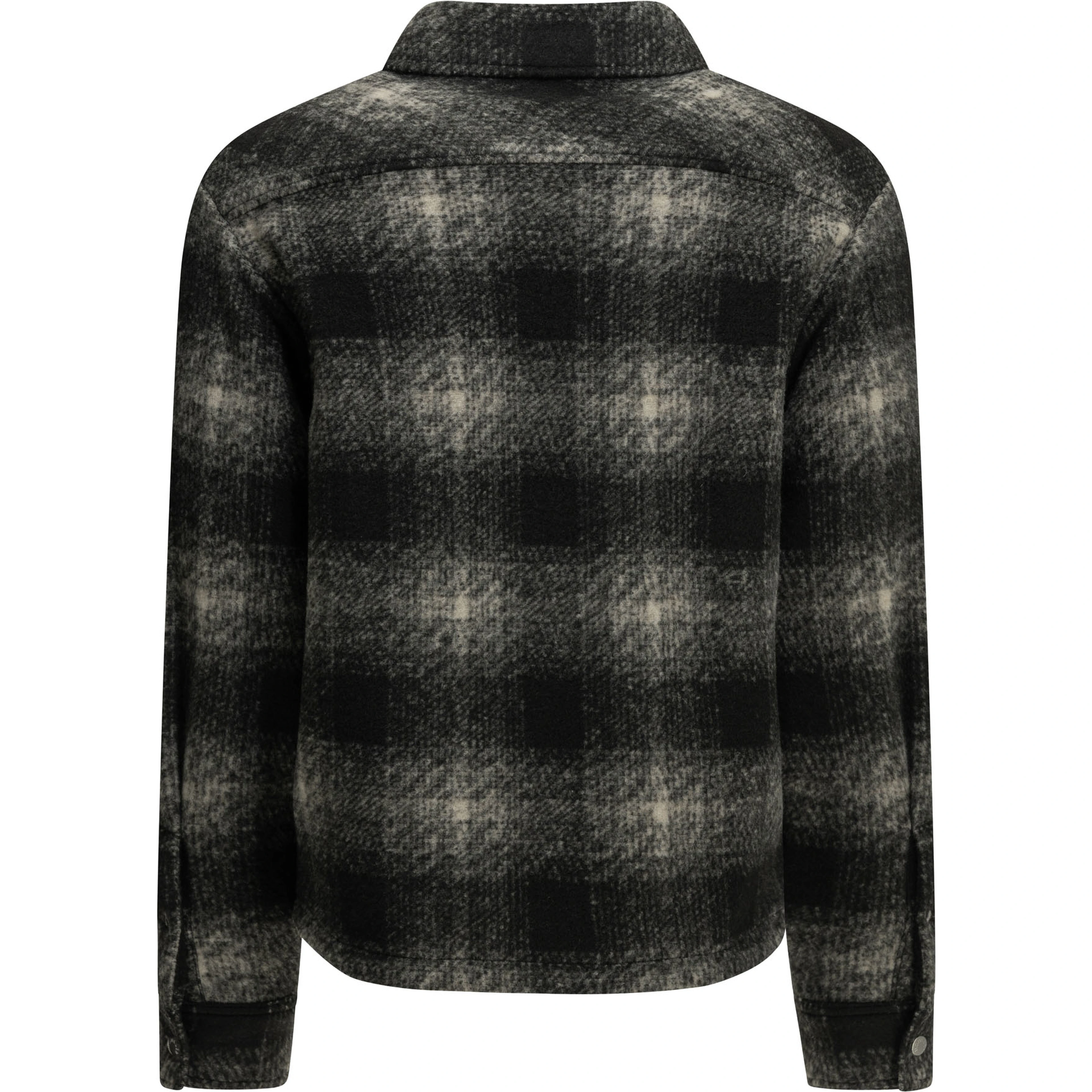 Checkered Overshirt Jacket with Logo