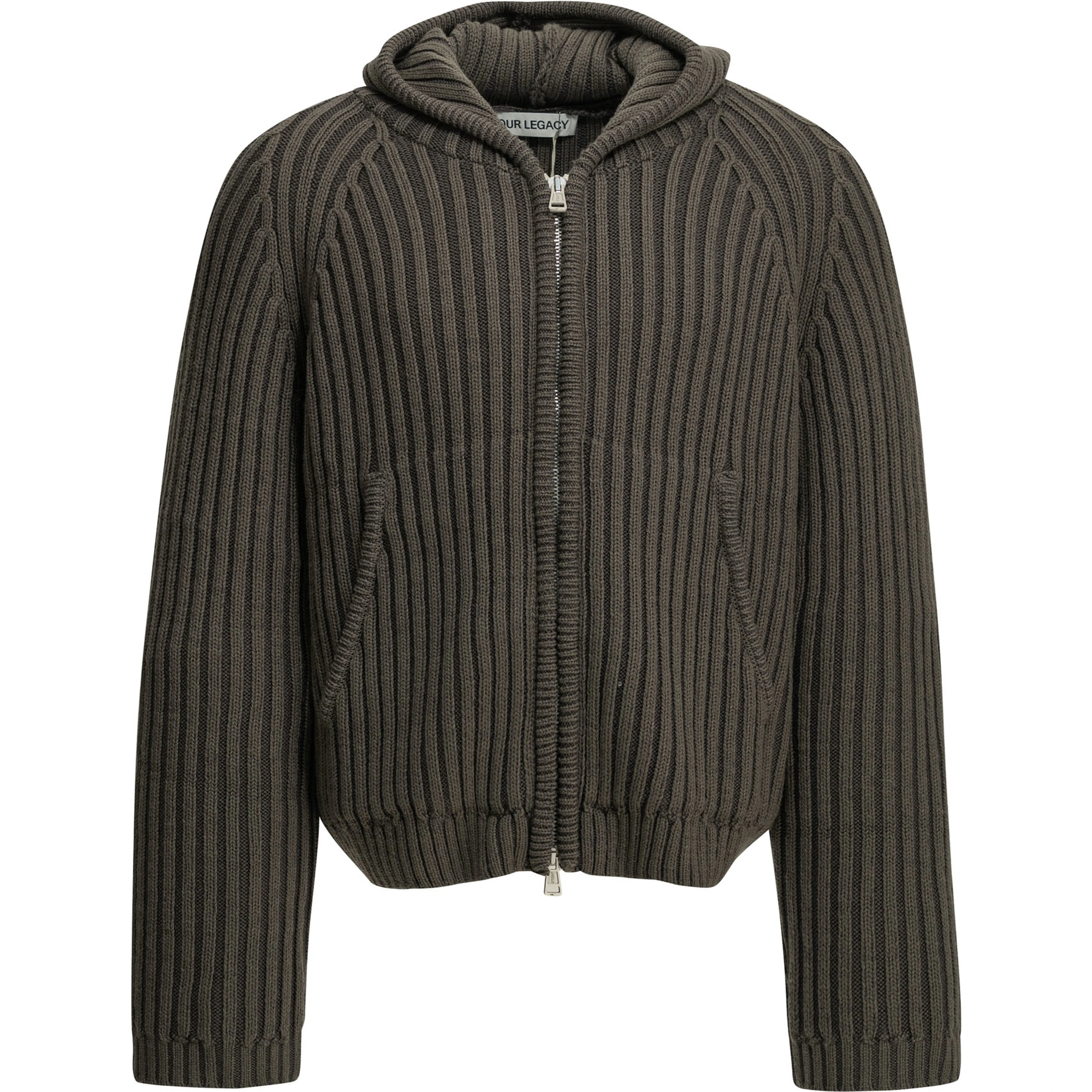 "Level" Zip-Up Sweater