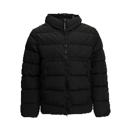 "Chrome-R Goggle" Short Down Jacket