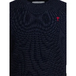 Wool crewneck sweater