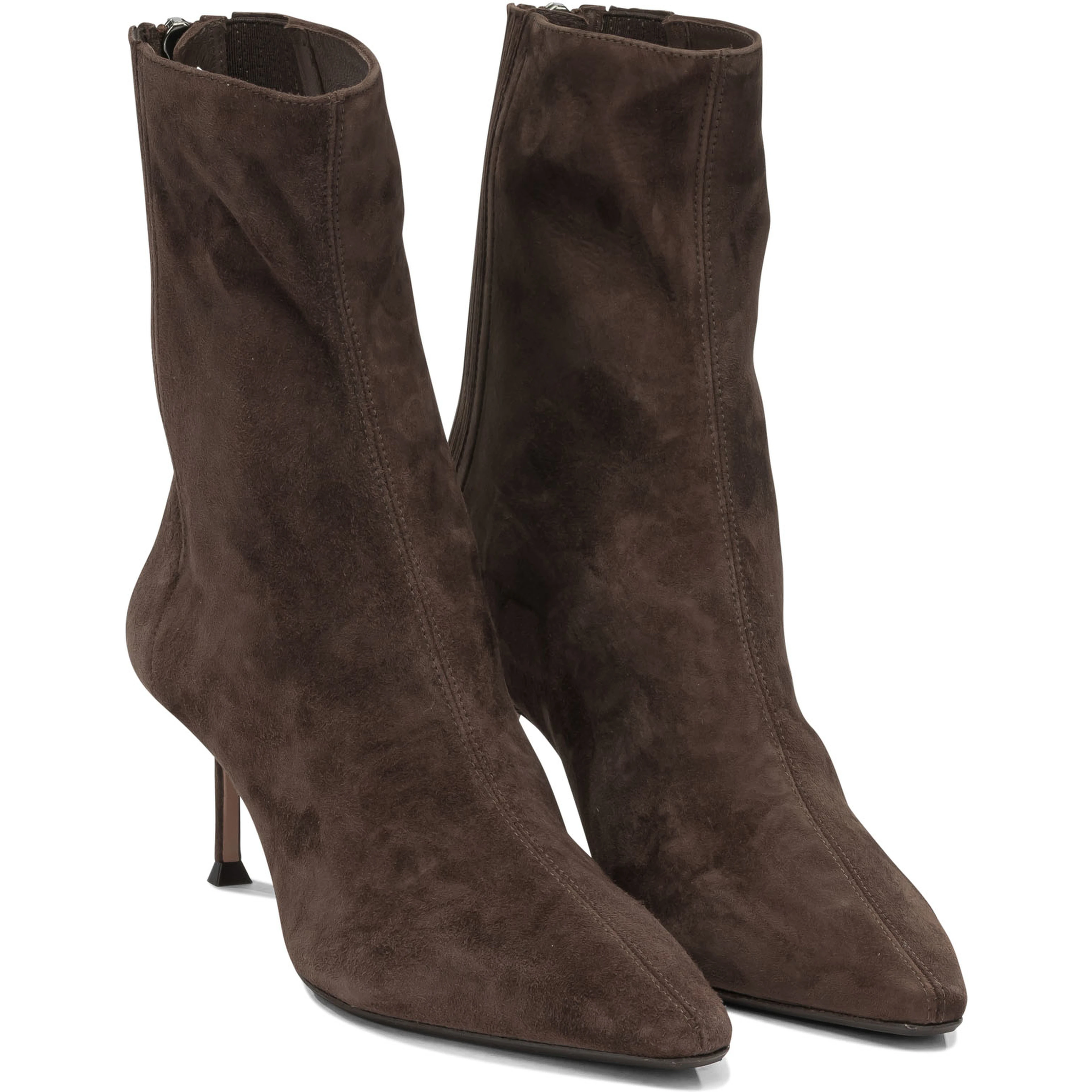 "Saint Honoré 65MM" Ankle Boots with Zipper