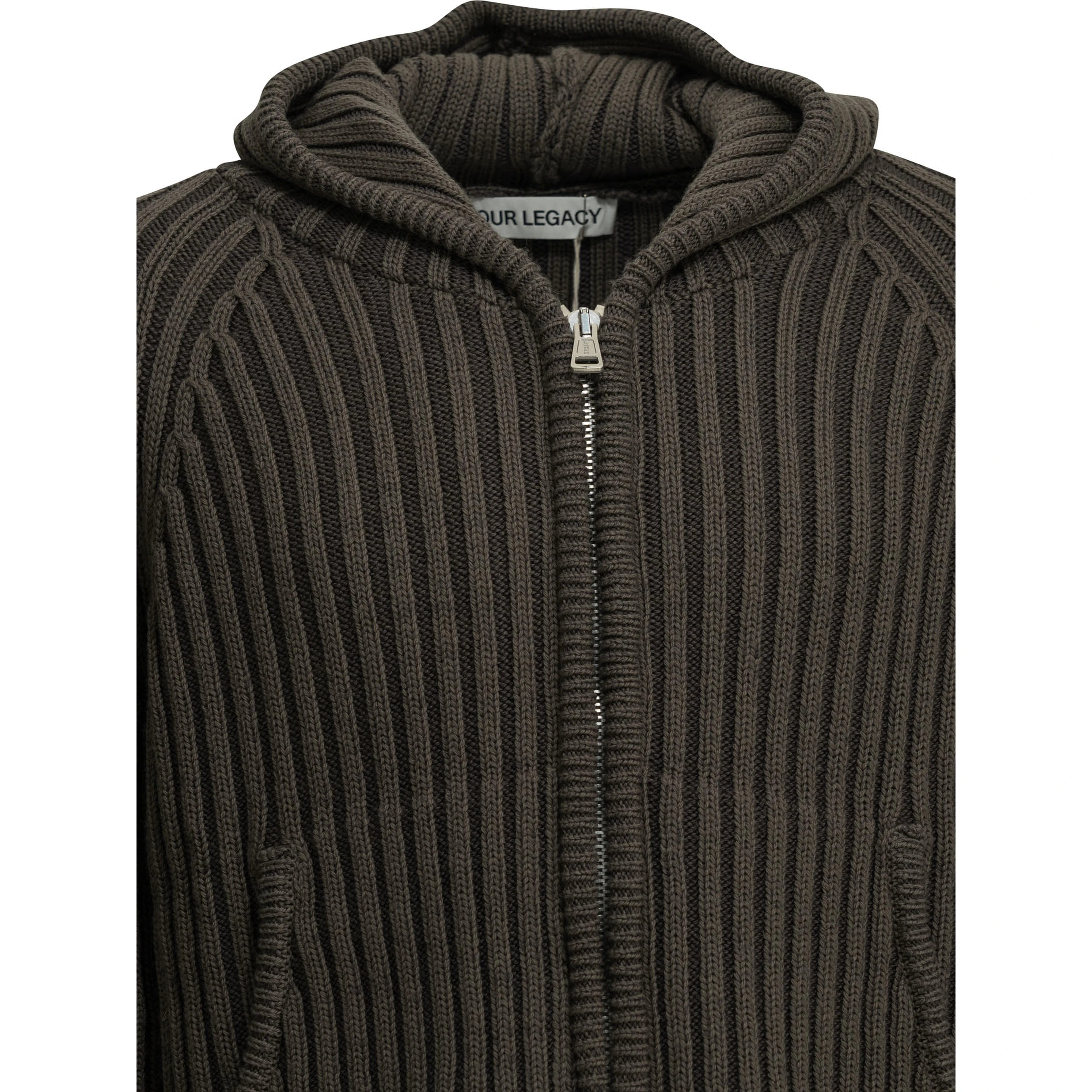 "Level" Zip-Up Sweater