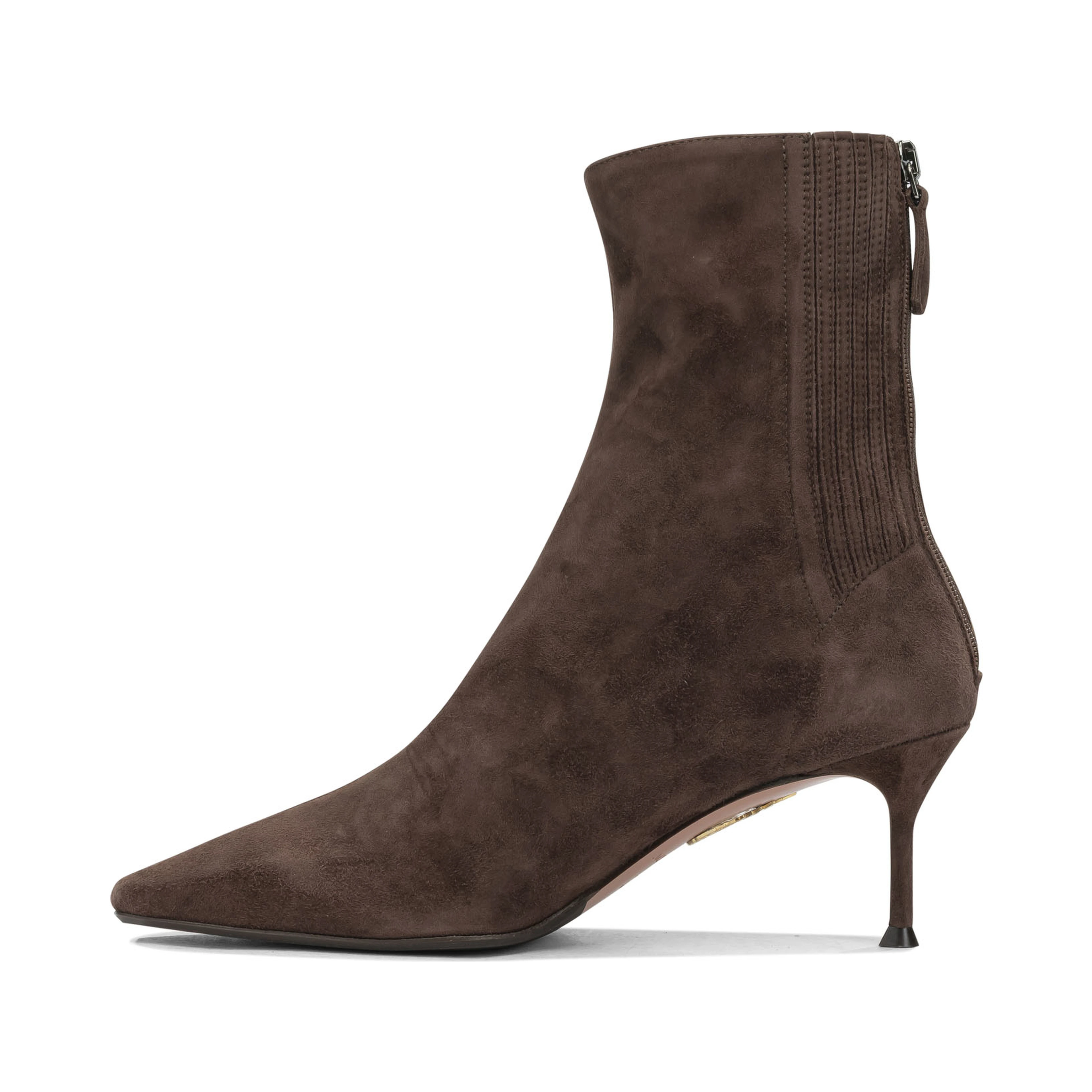 "Saint Honoré 65MM" Ankle Boots with Zipper
