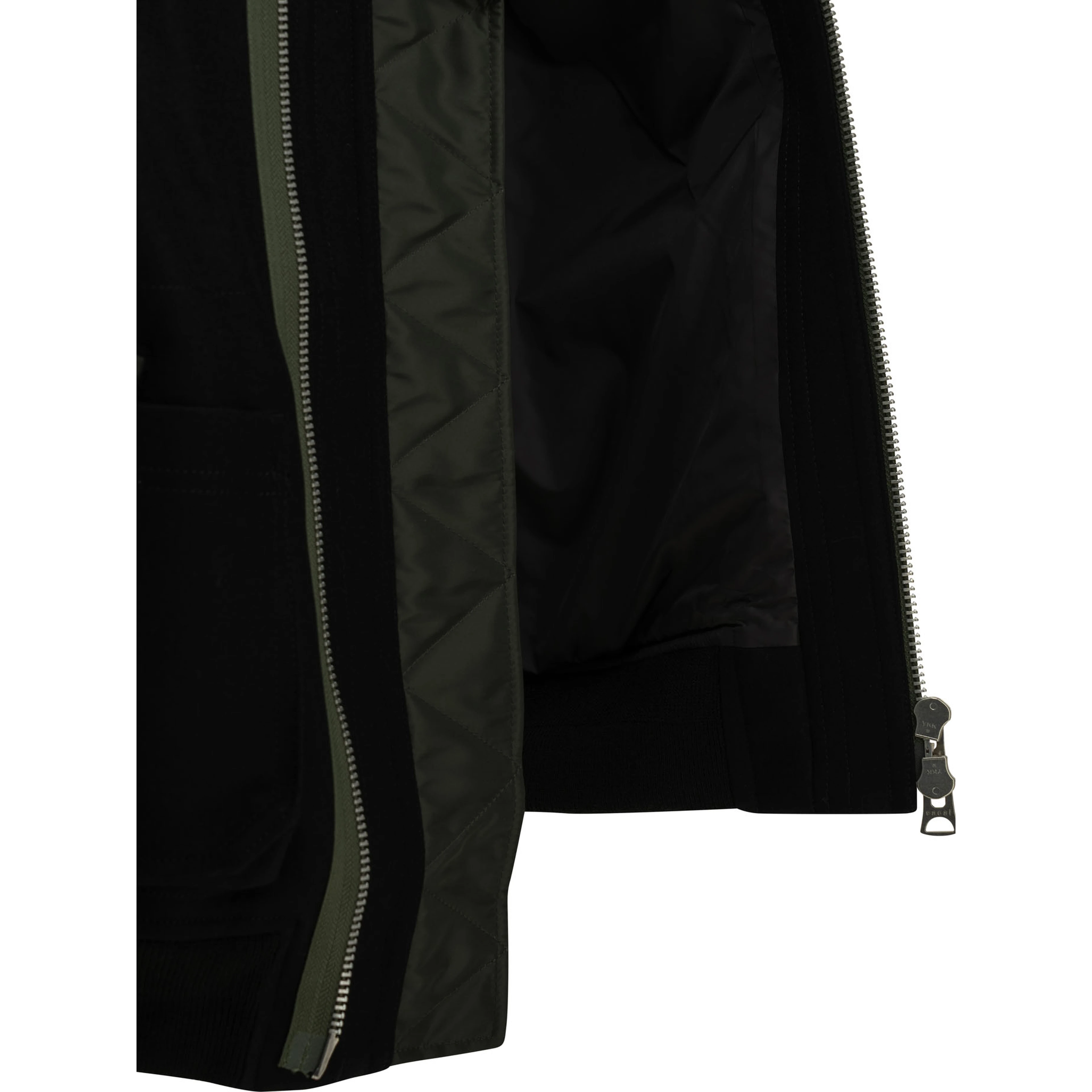 Wool bomber jacket