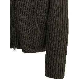 "Level" Zip-Up Sweater