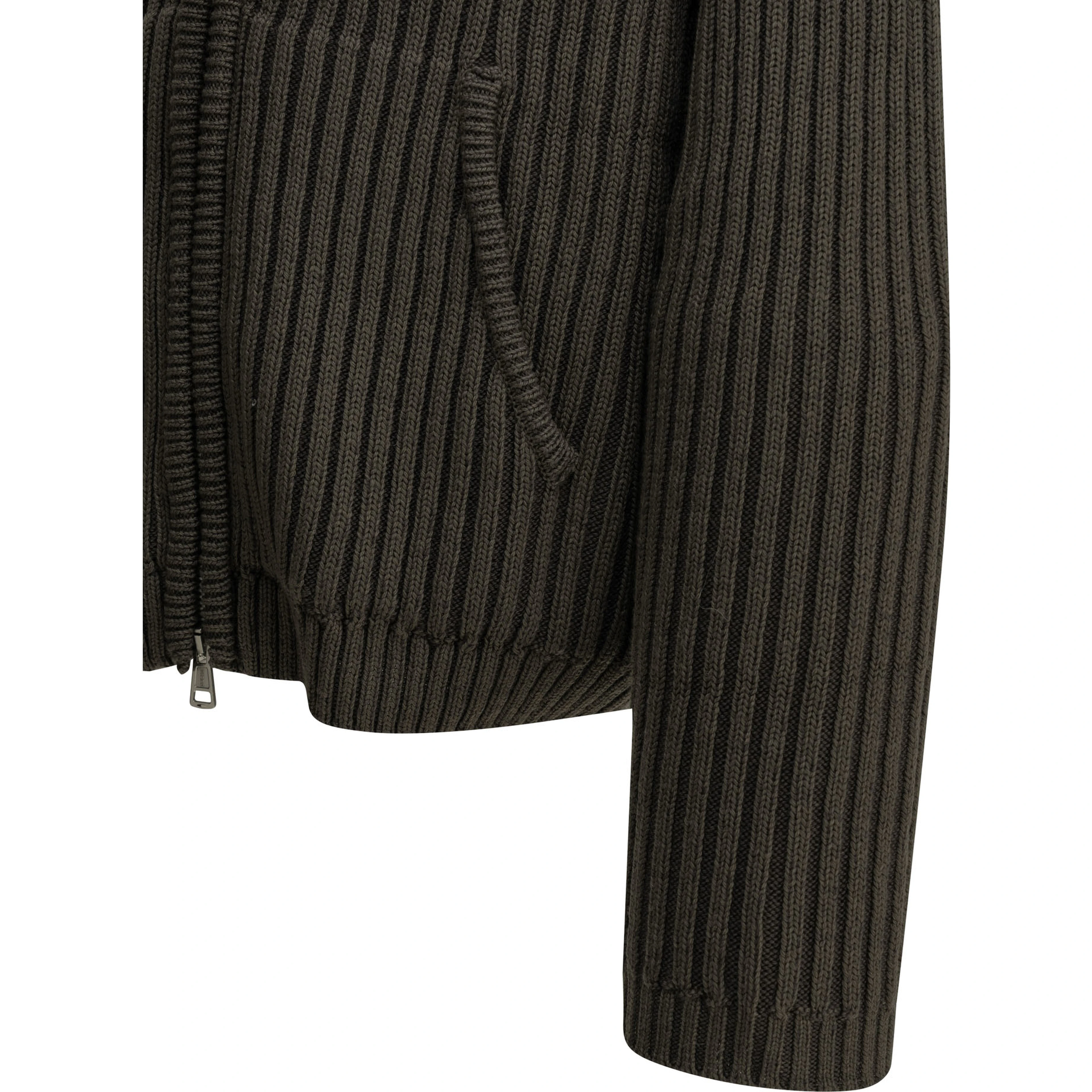 "Level" Zip-Up Sweater