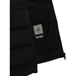 "Chrome-R Goggle" Short Down Jacket