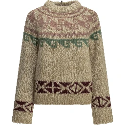 Crew-neck sweater with logo