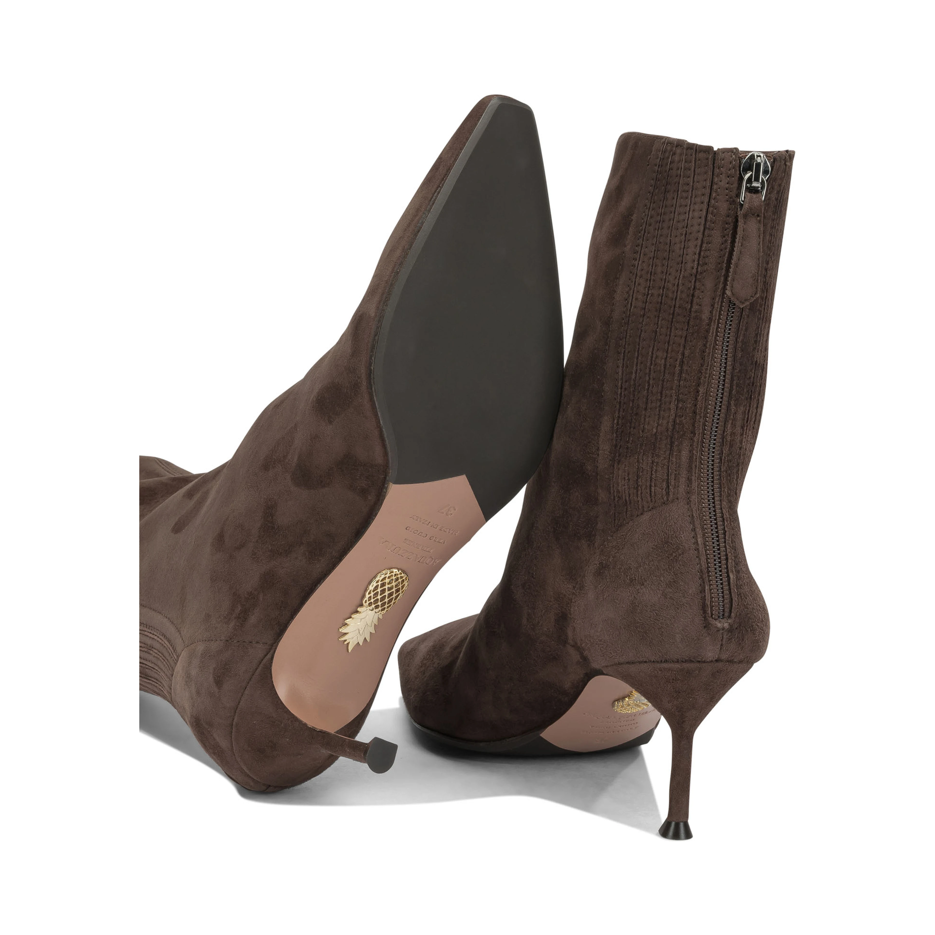 "Saint Honoré 65MM" Ankle Boots with Zipper