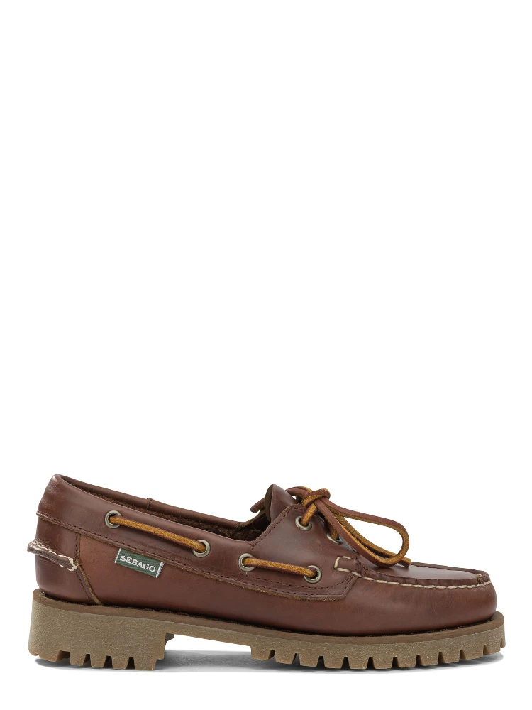 "Ranger Waxy" Lace-Up Loafers