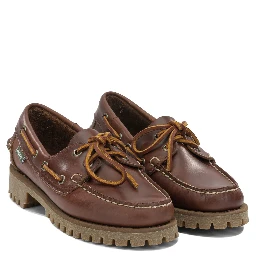"Ranger Waxy" Lace-Up Loafers