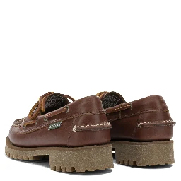 "Ranger Waxy" Lace-Up Loafers