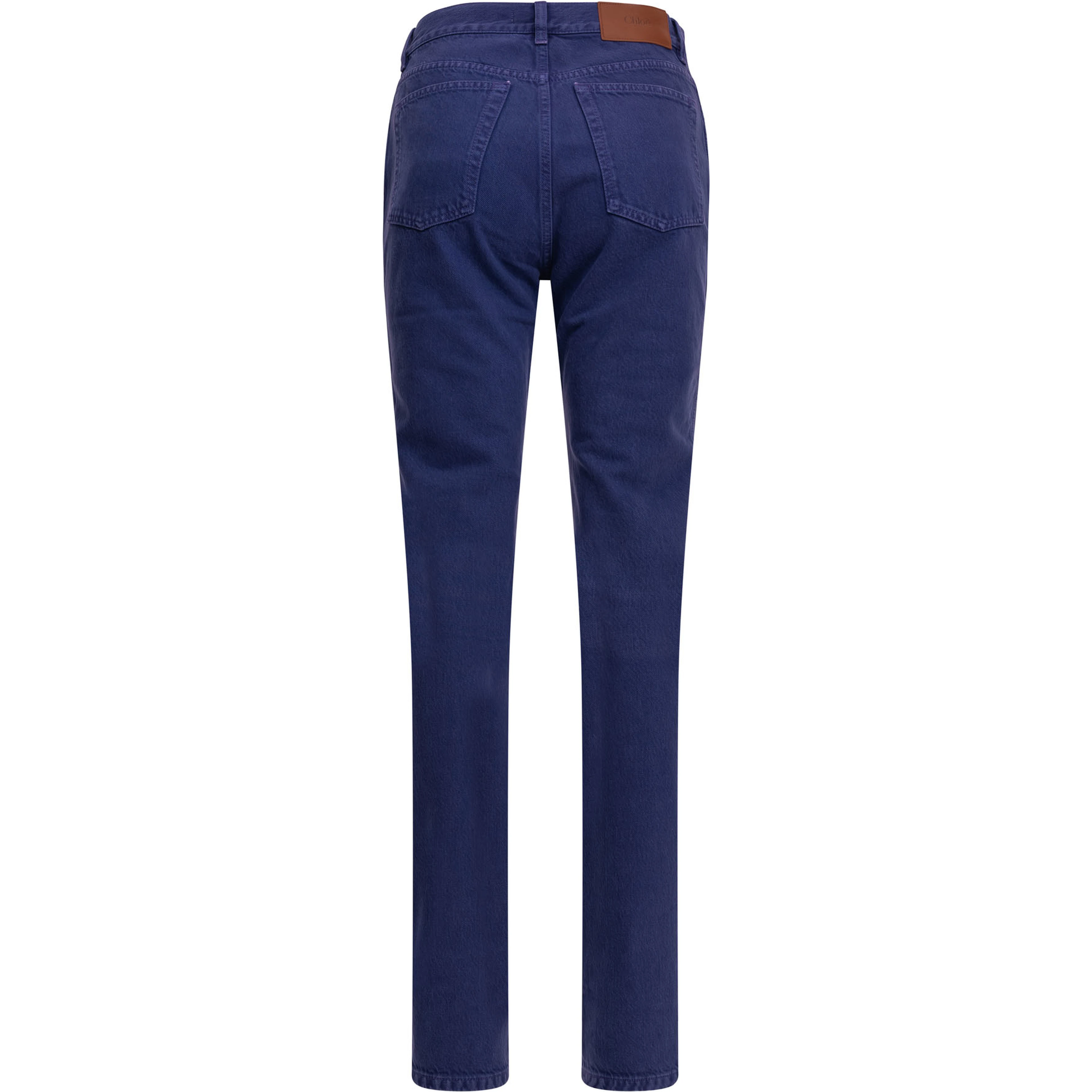 Straight-leg jeans