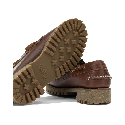 "Ranger Waxy" Lace-Up Loafers
