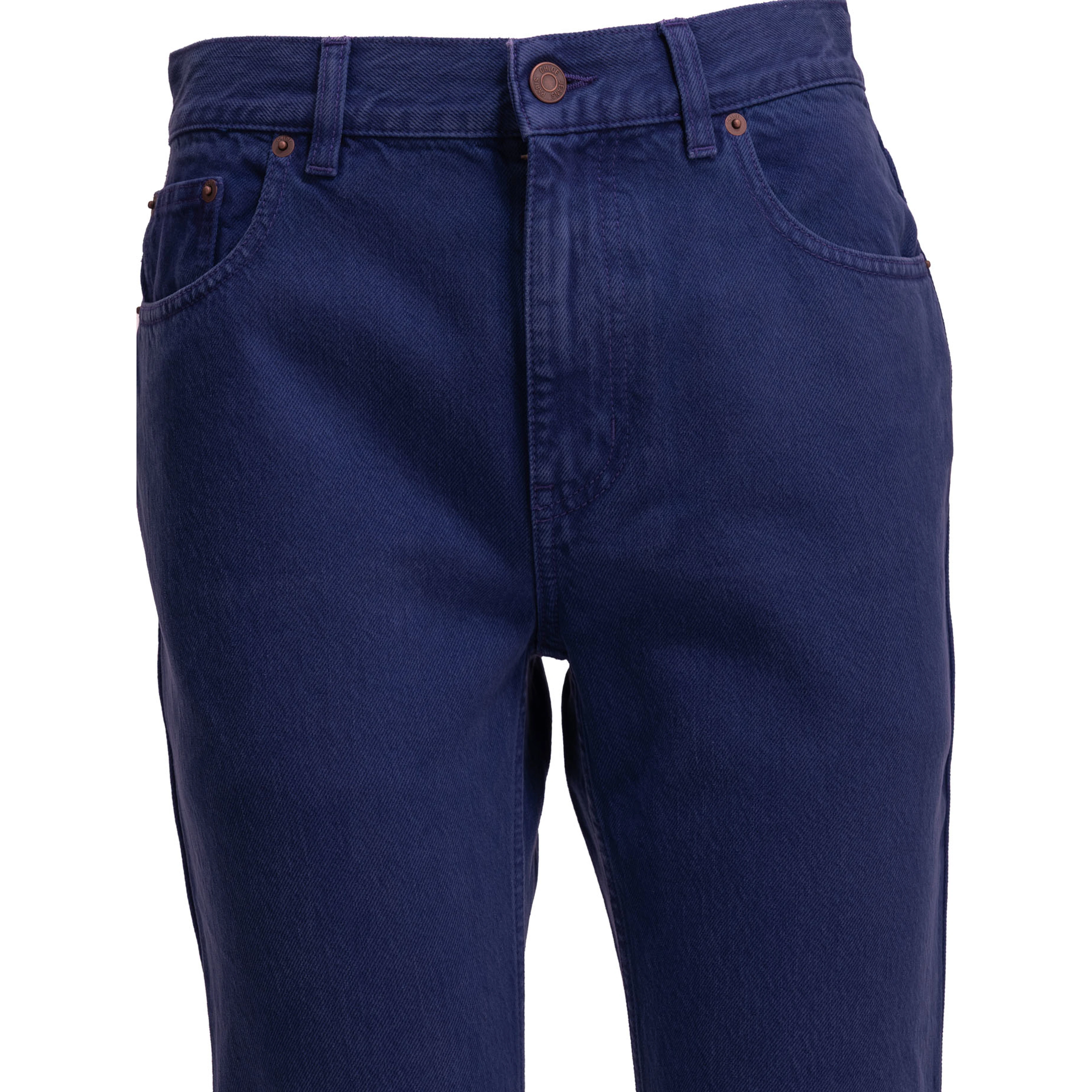 Straight-leg jeans