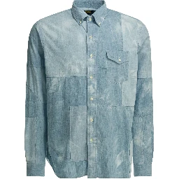Tie-dye classic-fit casual shirt