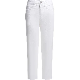 "Arch Drill Stretch" straight Leg Jeans