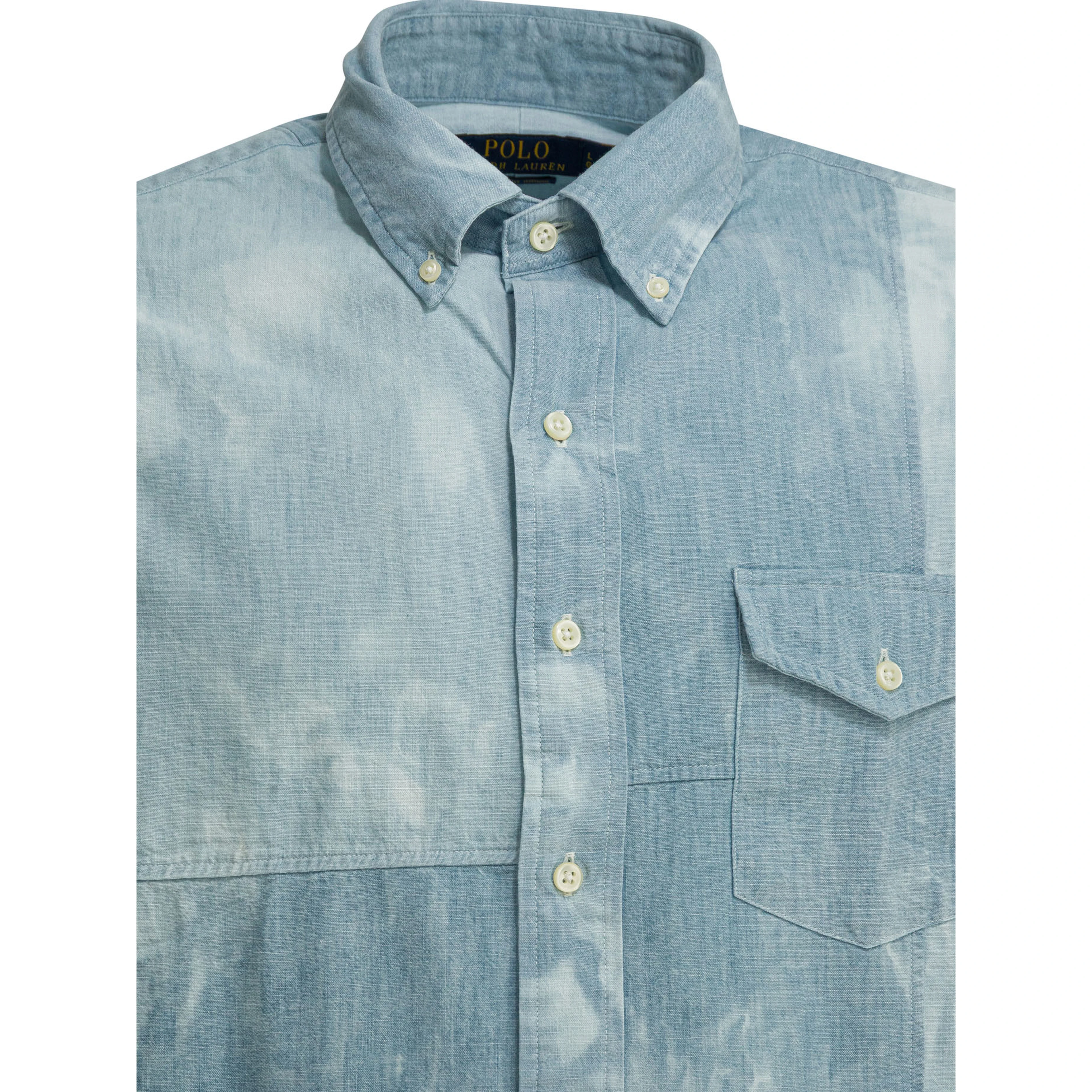 Tie-dye classic-fit casual shirt
