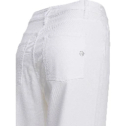 "Arch Drill Stretch" straight Leg Jeans