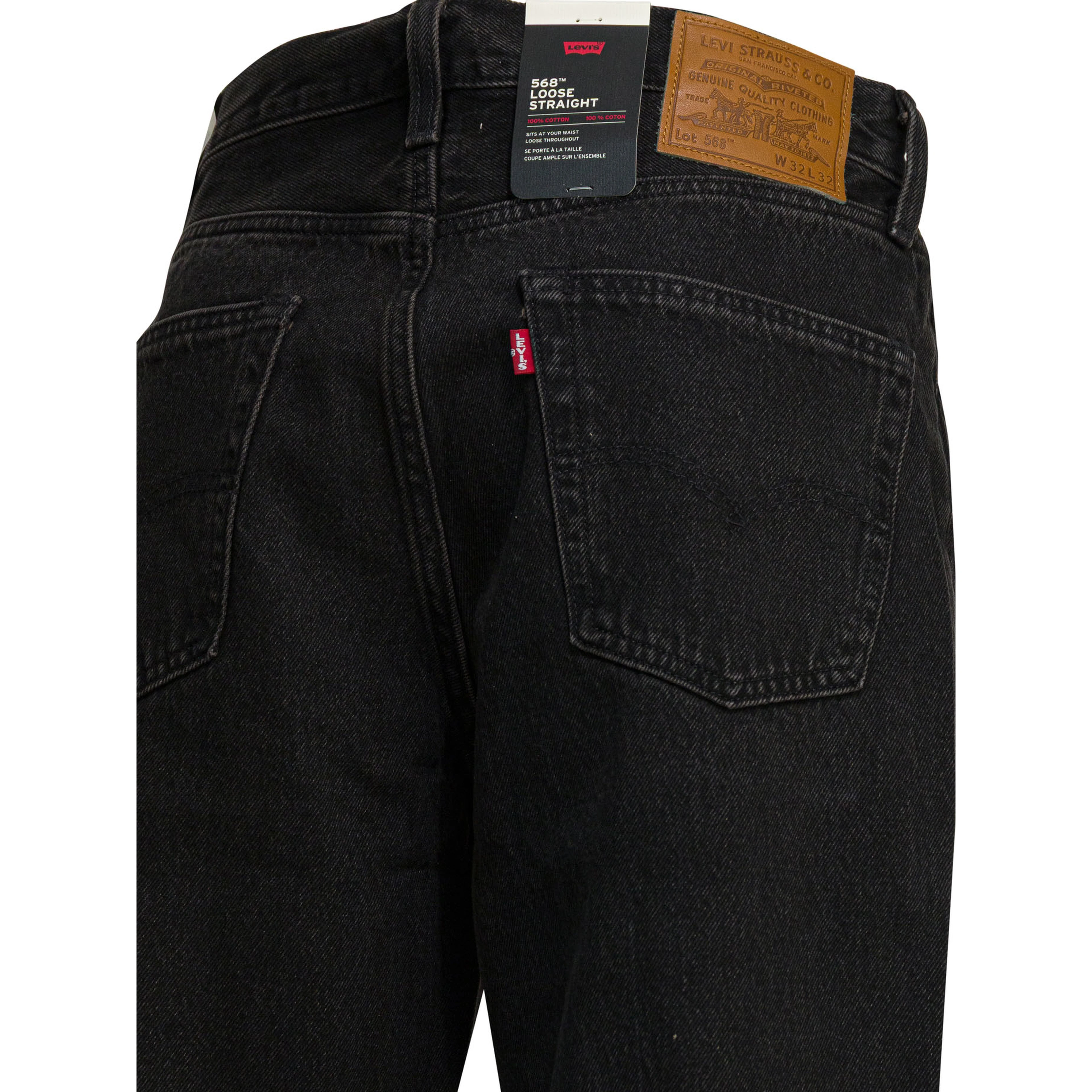 "568 Loose Straight" Straight Leg Jeans
