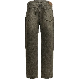 "Third Cut" straight leg jeans