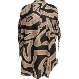 "Labirinto" short kaftan dress
