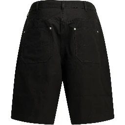 Formal cotton shorts