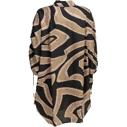 "Labirinto" short kaftan dress